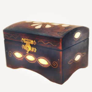 Jewelry Box |  mother of pearl inlaid | 1 Unit