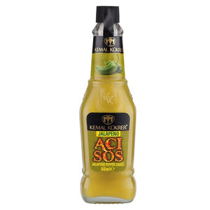Kemal Kukrer Jalapeno Pepper Hot Sauce "aci sos" - 60ml
