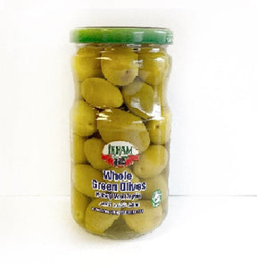 Large Green olives | Whole | Coctail | 400g