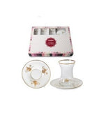 Middle Eastern Tea Glass Set | Set of 6 - TurkishMart