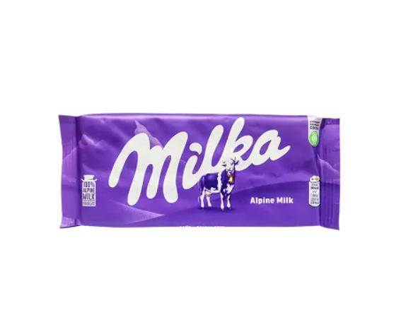 Milka Chocolate Alpine Milk 100g