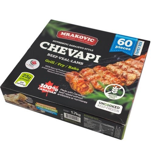 Beef Chevapi Mrakovic Chevapi | Sarajevo style| pack of 60 – TurkishMart