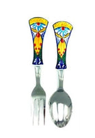 Salad Servers | Italian ceramic | 2 pieces - TurkishMart