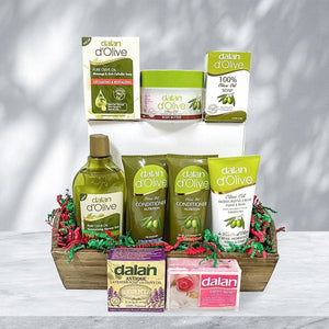 Spa Gift Baskets | Olive Oil Bath Products | 1 Large