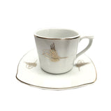 Turkish coffee cups | Gold Tugra | Set of 2 - TurkishMart