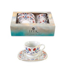 Turkish Coffee Gift set Carnation Set of 2 