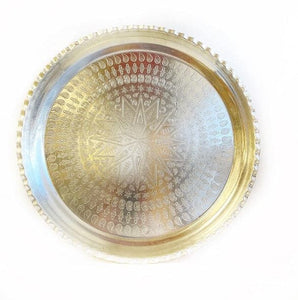Turkish Serving Tray | Copper | 35cm Diameter
