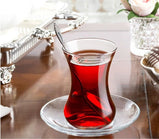 Turkish Tea Glass | LAV - ADA | Set of 6 - TurkishMart