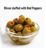 Green Olives stuffed with red peppers 200g