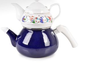 Authentic Turkish Tea pot | Caydanlik |  1 set