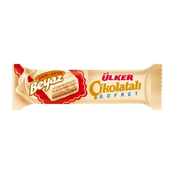 Ulker Cikolatali Gofret  40g White choclate